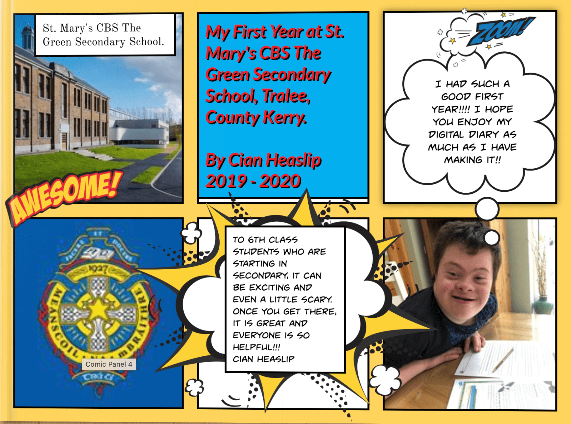 My First Year at School, student book cover